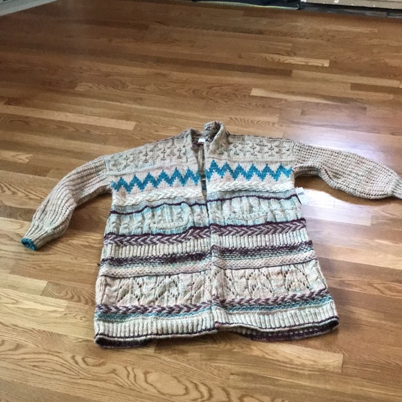 NWT Anthropologie Lily Longline Cardigan M/L - Picture 7 of 17